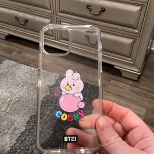 BTS bt21 Elago cooky iPhone 12 clear case
